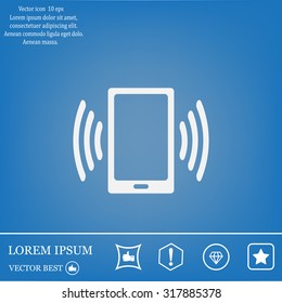 Vector illustration of smartphone icon
