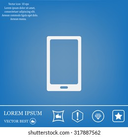 Vector illustration of smartphone icon