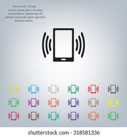 Vector illustration of smartphone icon