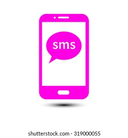 Vector illustration of smartphone icon 