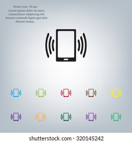 Vector illustration of smartphone icon