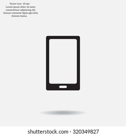 Vector illustration of smartphone icon