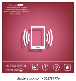 Vector illustration of smartphone icon