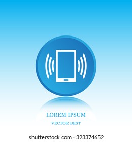 Vector illustration of smartphone icon