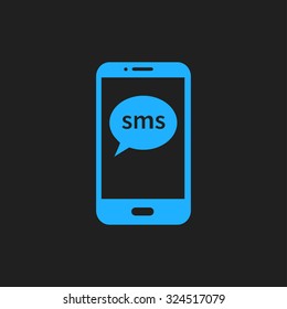 Vector illustration of smartphone icon 