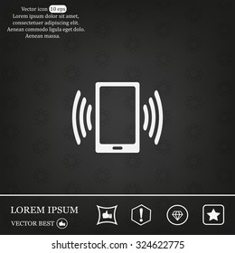 Vector illustration of smartphone icon