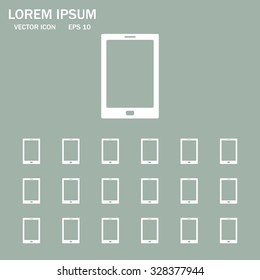 Vector illustration of smartphone icon
