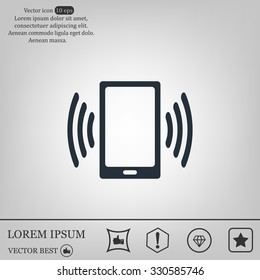 Vector illustration of smartphone icon