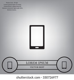 Vector illustration of smartphone icon