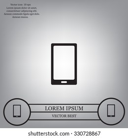 Vector illustration of smartphone icon