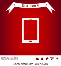 Vector illustration of smartphone icon