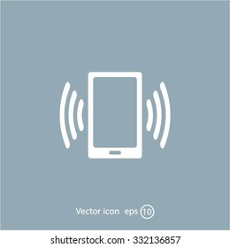 Vector illustration of smartphone icon