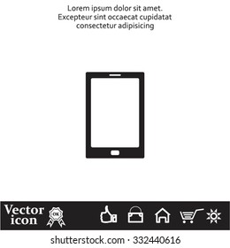 Vector illustration of smartphone icon