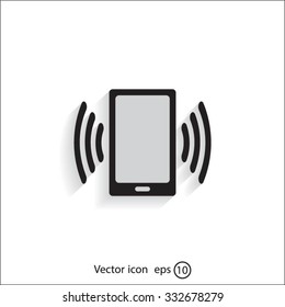 Vector illustration of smartphone icon