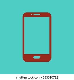 Vector illustration of smartphone icon 