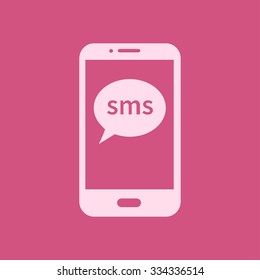 Vector illustration of smartphone icon 