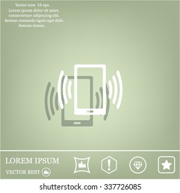 Vector illustration of smartphone icon