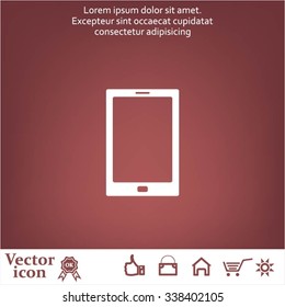 Vector illustration of smartphone icon