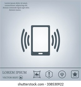 Vector illustration of smartphone icon