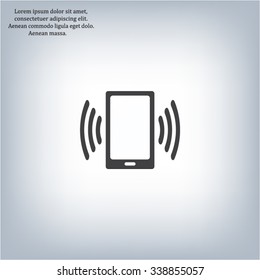 Vector illustration of smartphone icon