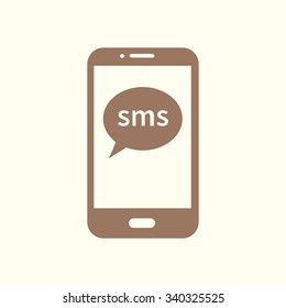 Vector illustration of smartphone icon 