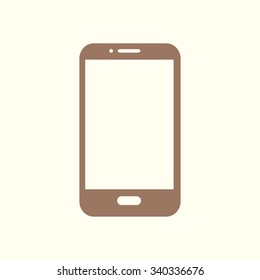 Vector illustration of smartphone icon 
