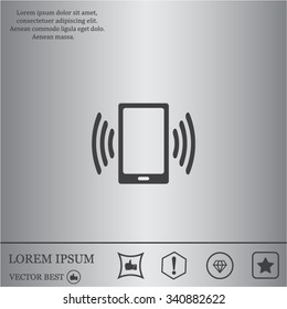 Vector illustration of smartphone icon