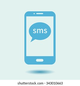Vector illustration of smartphone icon 