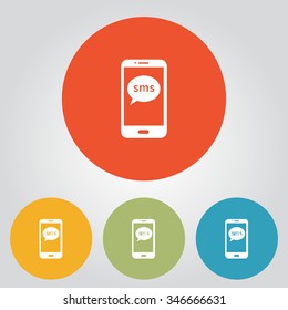 Vector illustration of smartphone icon 