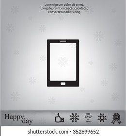 Vector illustration of smartphone icon