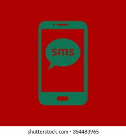 Vector illustration of smartphone icon 