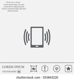 Vector illustration of smartphone icon