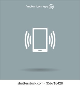 Vector illustration of smartphone icon