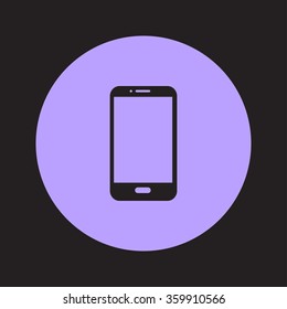 Vector illustration of smartphone icon 