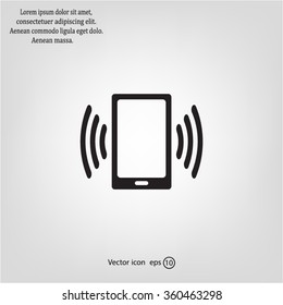 Vector illustration of smartphone icon