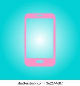 Vector illustration of smartphone icon 