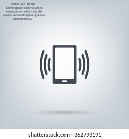 Vector illustration of smartphone icon