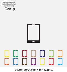 Vector illustration of smartphone icon