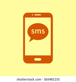 Vector illustration of smartphone icon 
