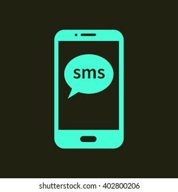 Vector illustration of smartphone icon 