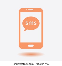 Vector illustration of smartphone icon 