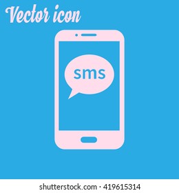 Vector illustration of smartphone icon 