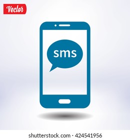 Vector illustration of smartphone icon 
