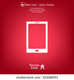 Vector illustration of smartphone icon