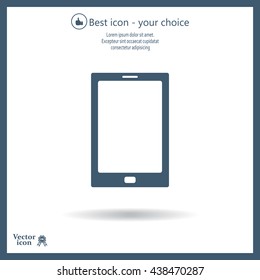 Vector illustration of smartphone icon