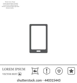Vector illustration of smartphone icon