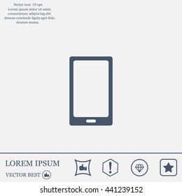 Vector illustration of smartphone icon