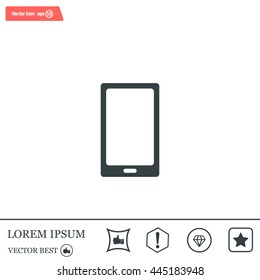 Vector illustration of smartphone icon