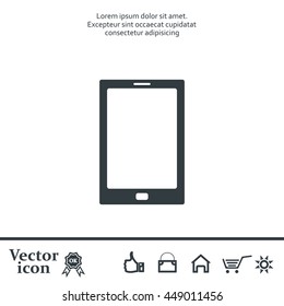 Vector illustration of smartphone icon