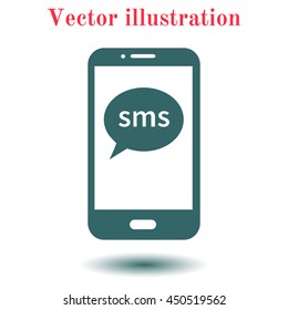 Vector illustration of smartphone icon 